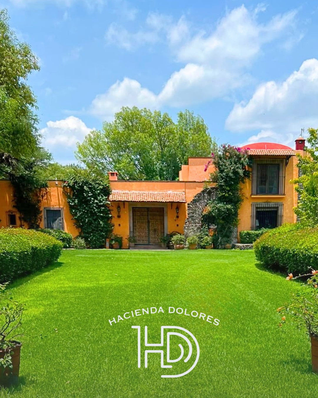 Casco histórico y jardines de Hacienda Dolores, salón de eventos en Querétaro