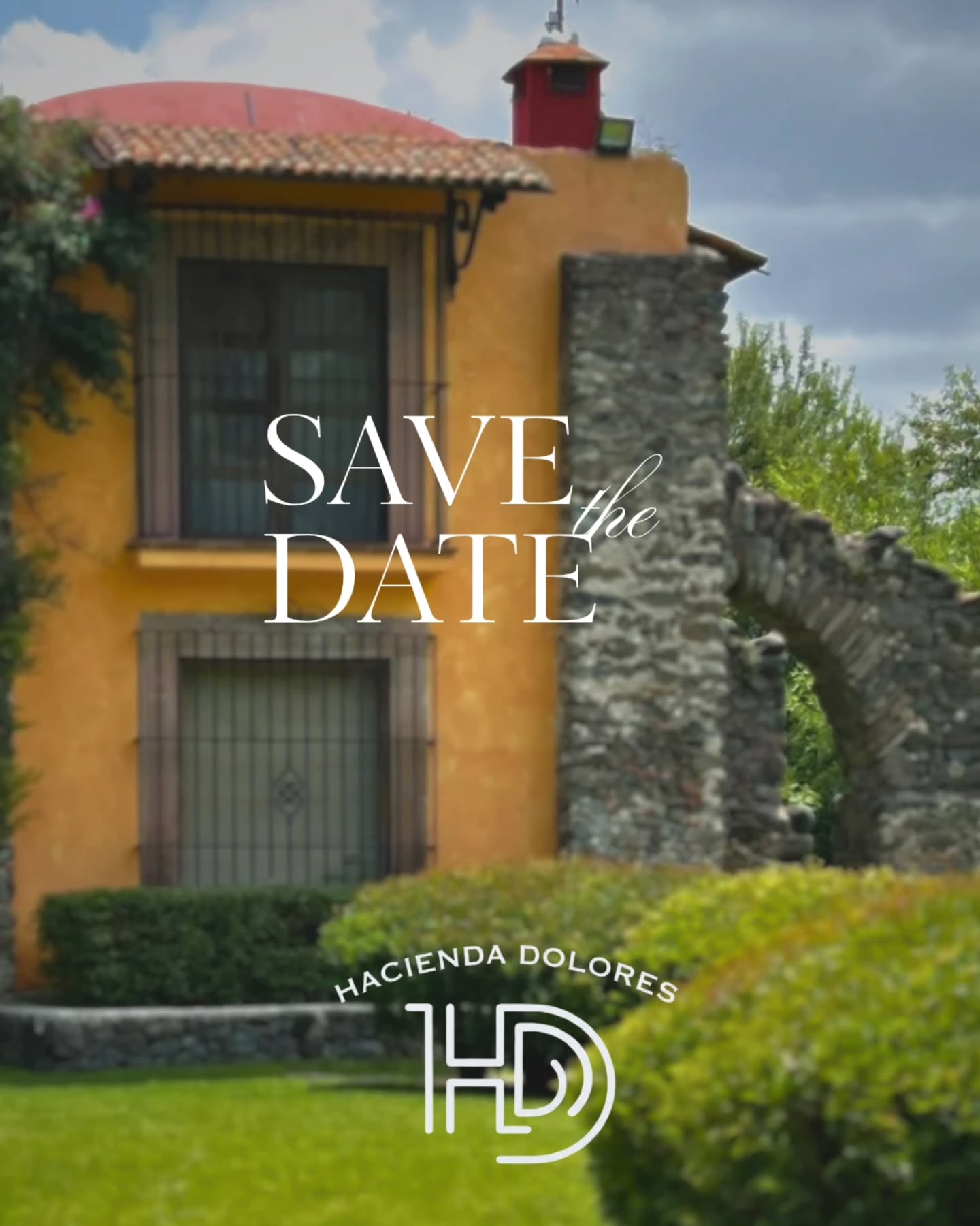 Casona y arco de piedra de Hacienda Dolores, Querétaro